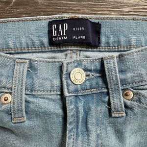 Mid-Rise Flare Jeans